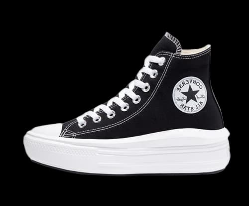 Converse Chuck Taylor All Star Move Hi Black (Women's)