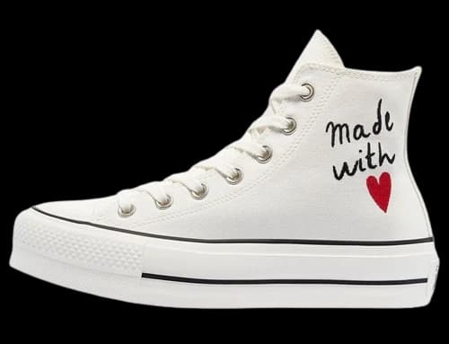 Converse Chuck Taylor All Star Lift Hi Made With Love (Women's)
