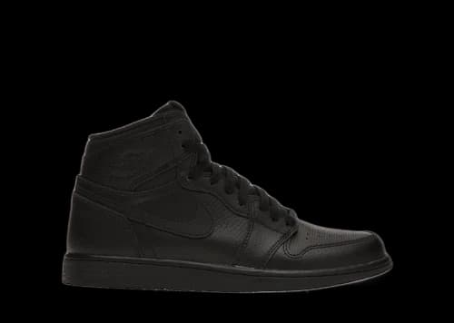 Jordan 1 Retro High Black Perforated (GS)