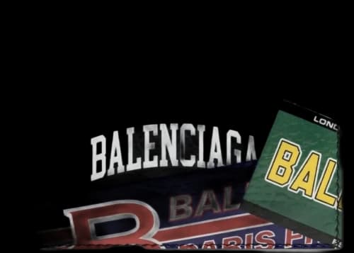 Balenciaga Cash Card Holder Black/Multicolor