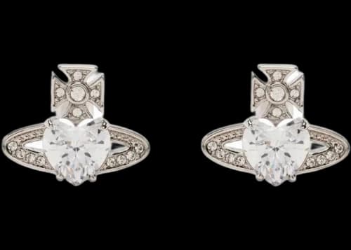 Vivienne Westwood Women's Ariella Earrings Platinum/White CZ