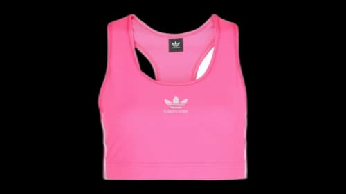 Balenciaga Women's x adidas Athletic Sports Bra Neon/Pink/White