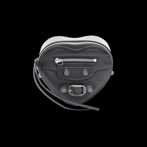 Balenciaga Le Cagole Heart Jewelry Box Black