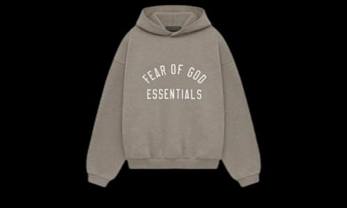 Fear of God Essentials Kids Fleece Hoodie (FW24) Heather Gray