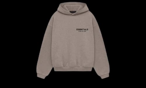 Fear of God Essentials Kids Fleece Hoodie Heather Gray