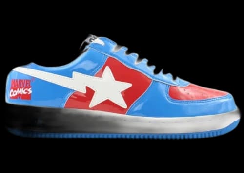 A Bathing Ape Bape Sta Low Marvel Comics Captain America