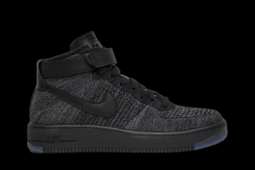 Nike Air Force 1 Ultra Flyknit Mid Dark Grey Black