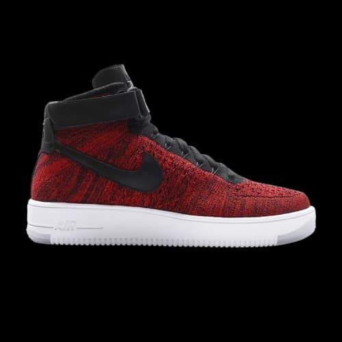 Nike Air Force 1 Ultra Flyknit Mid University Red Black