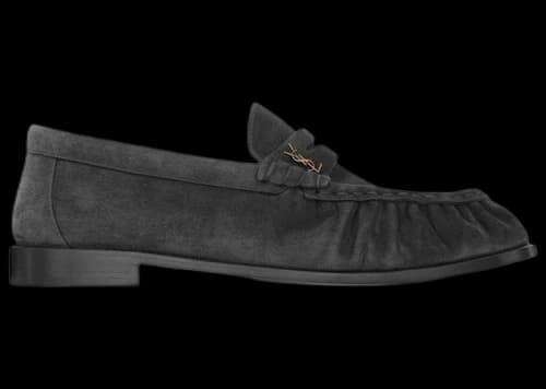 Saint Laurent Le Loafer Supple Mickey Grey Suede