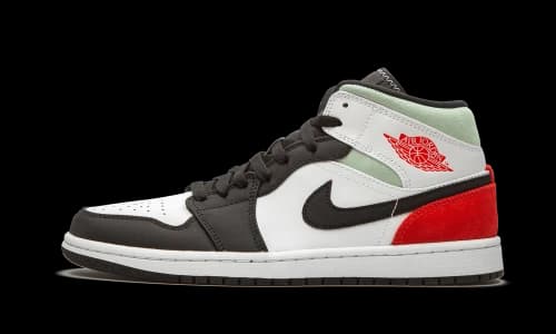 Jordan 1 Mid SE Red Black Toe