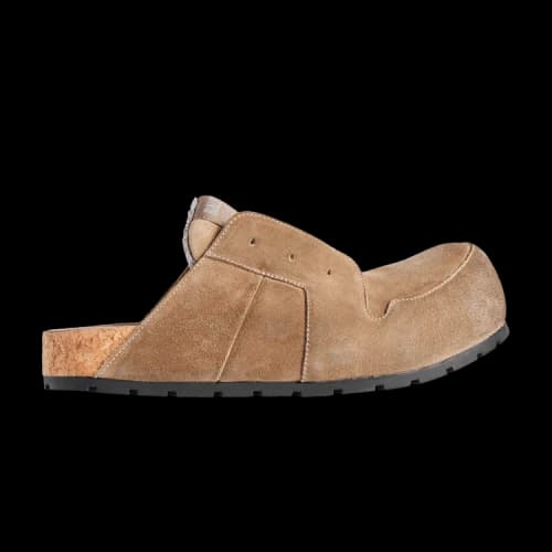 Balenciaga Dumbo Mule In Beige 'Beige Worn Out Suede'
