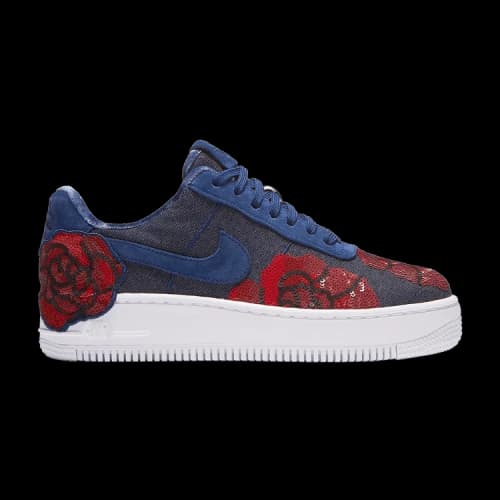 Nike Air Force 1 Upstep Low Denim Rose Blue (Women's)