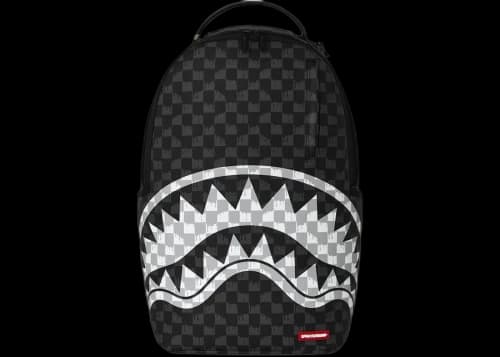 Sprayground Check Shark Backpack Black