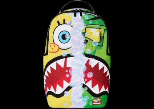 Sprayground SpongeBob And Moneybear Backpack Green/Yellow