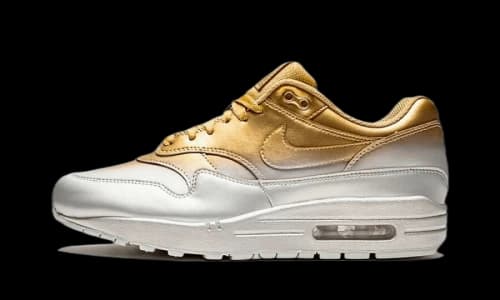 Nike Air Max 1 LX Metallic Gold Metallic Platinum (Women's)