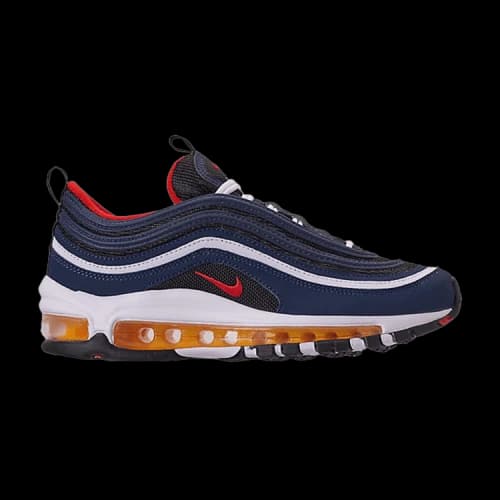 Nike Air Max 97 Midnight Navy Habanero Red (GS)