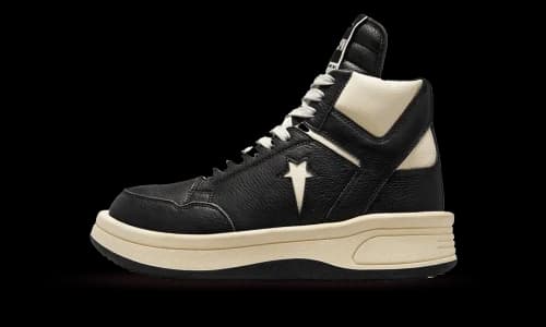 Converse Rick Owens x DRKSHDW TURBOWPN Mid 'Black Cloud Cream'