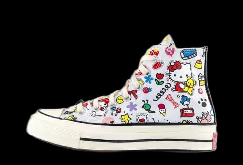 Converse Chuck 70 Hi Hello Kitty Stickers