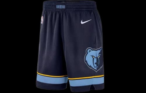 Nike NBA Memphis Grizzlies Icon Edition Swingman Dri-FIT Shorts Navy/White