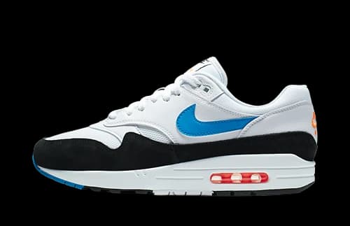 Nike Air Max 1 White Photo Blue Black