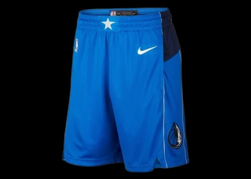 Nike NBA Dallas Mavericks Icon Edition Swingman Dri-FIT Shorts Blue/White/Dark Blue