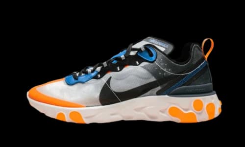 Nike React Element 87 Thunder Blue/Total Orange