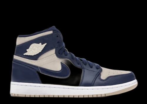 Jordan 1 Retro Premium Midnight Navy Light Cream (Women's)