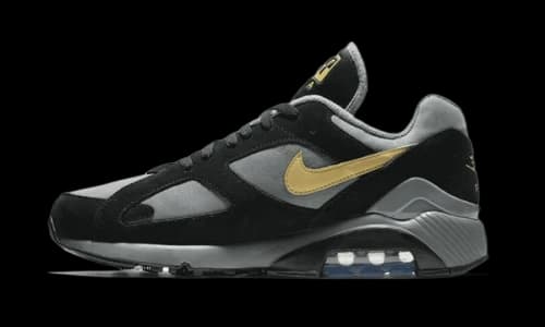 Nike Air Max 180 Cool Grey Black Wheat Gold