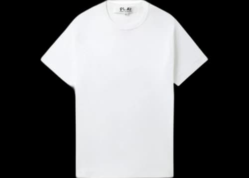 Comme des Garcons PLAY Heart Emblem Tee White/Red