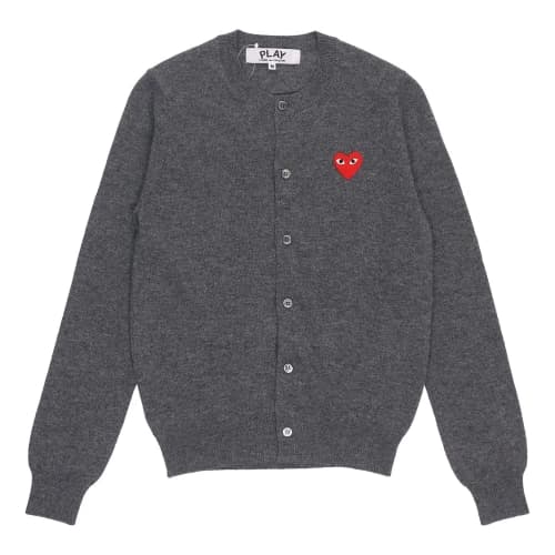 Comme des Garcons Redwappen Cardigan Gray