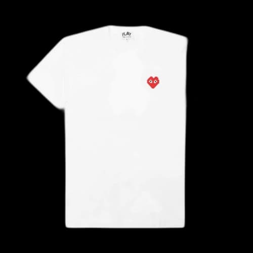 Comme des Garçons PLAY x Invader Heart Tee 'Grey'