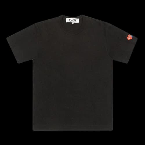 Comme des Garçons PLAY Double Heart T-Shirt 'Black'