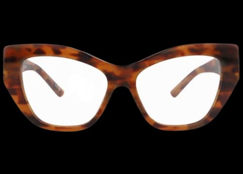 Balenciaga Cat Eye-Frame Recycled Acetate Optical Frames Havana Havana Transparent (BB0312O-30014534-006)