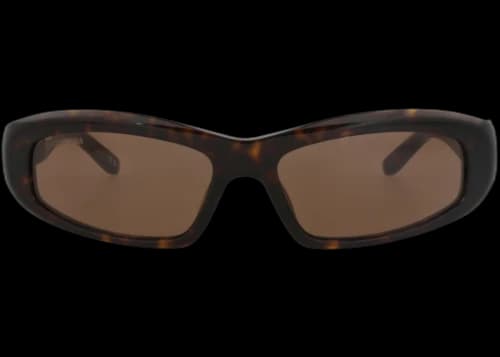 Balenciaga Square-Frame Recycled Acetate Sunglasses Havana Havana Brown (BB0408S-30016122-002)