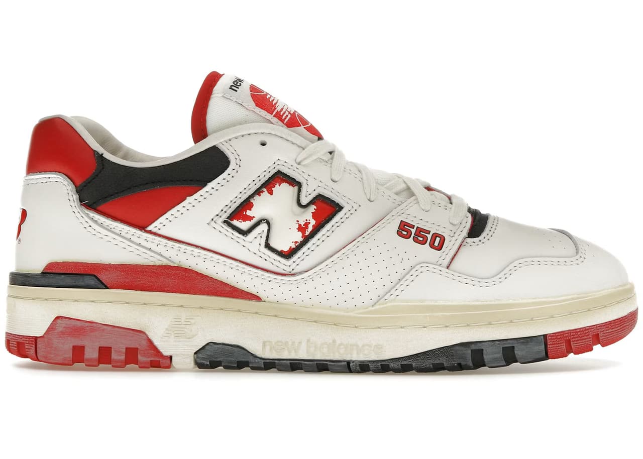 New Balance 550 Vintage Pack Team Red