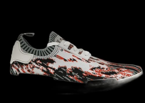 adidas NMD R1 Sneakersnstuff Datamosh Collegiate Orange
