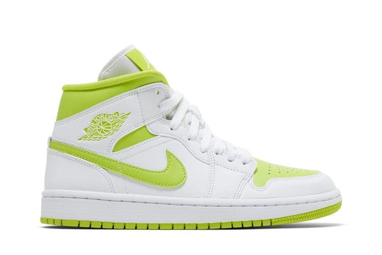 Jordan 1 Mid White Lime (Women's)