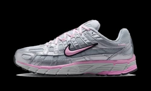 Nike P-6000 Pure Platinum Metallic Silver Black Pink (Women's)