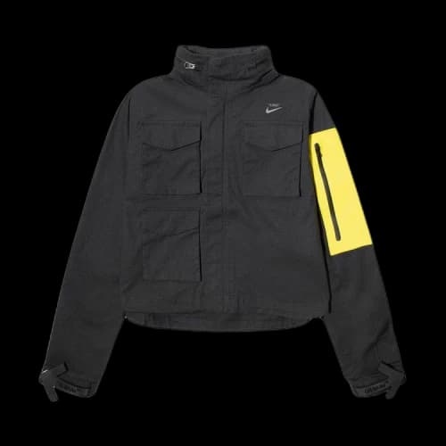 x Nike Running Jacket Black Yellow (2020) (Women's)