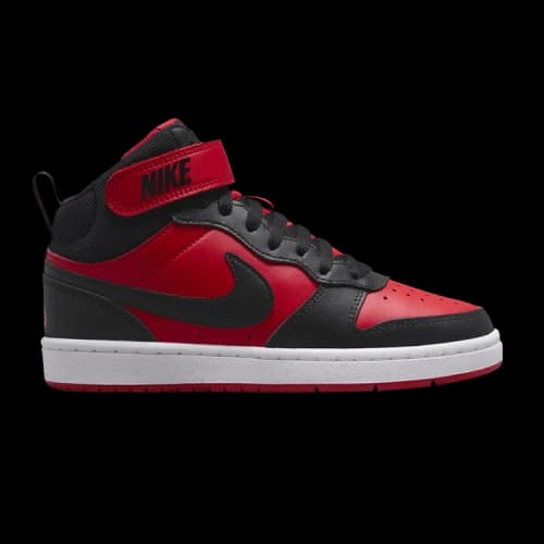 Nike Court Borough Mid 2 University Red White Black (GS)