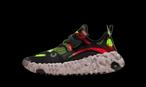 Nike ISPA Overreact Black Red Volt
