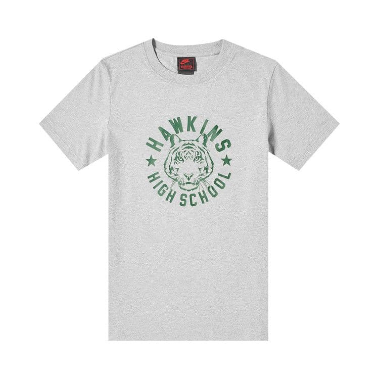Nike x Stranger Things Hawkins High Tee 'Dark Grey'