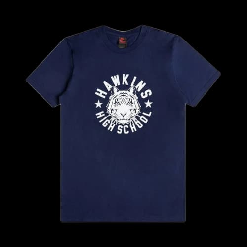Nike x Stranger Things Hawkins High Tee Navy Blue