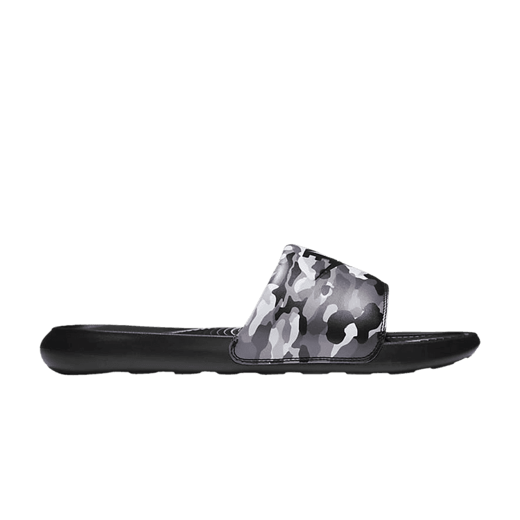 Nike Victori One Printed Slide Camo Black Grey