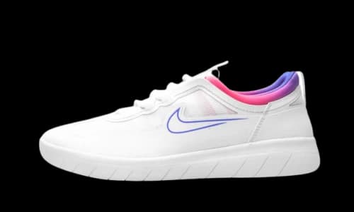 Nike SB Nyjah Free 2 Summit White Pink Blast Racer Blue