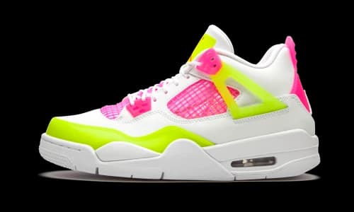 Jordan 4 Retro White Lemon Pink (GS)