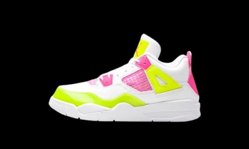 Jordan 4 Retro White Lemon Pink (PS)