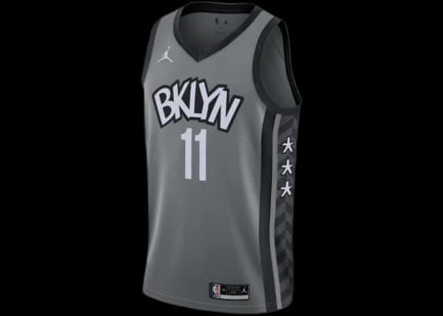 Nike NBA Brooklyn Nets Kyrie Irving Statement Edition 2020 Swingman Jersey (Asia Sizing) Grey/Black