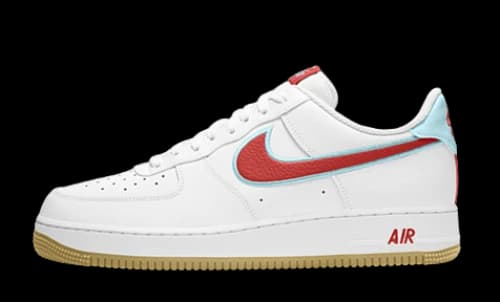 Nike Air Force 1 Low White Chile Red Glacier Ice
