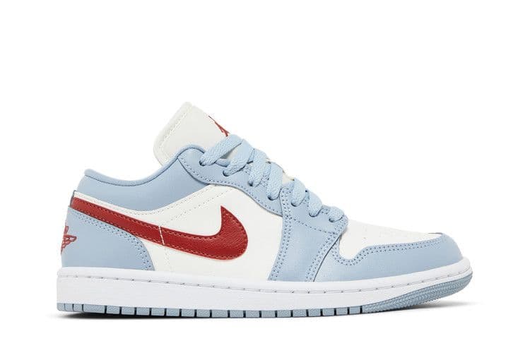 Jordan 1 Low Blue Whisper Dune Red (Women's)